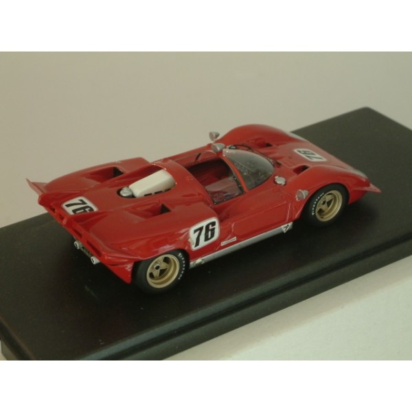 Ferrari 512 S Spyder CH 1040 Watkins Glen Can Am 1970 Earl Card Racing #76 J. Adams - Built 1:43